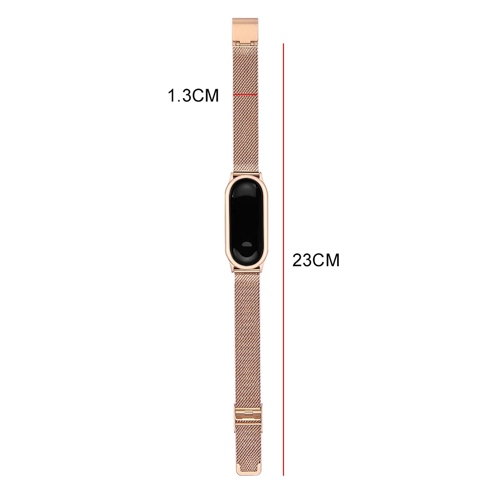 Bilezik Xiaomi Mi Band İçin 6 5 4 3 Paslanmaz Çelik Kayış Yedek Watchband Erkekler Kadınlar Metal Bilekliği MiBand 6 5 4 3 . ' - ' . 4