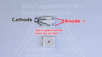 100 ADET Avago Orta Güç Otomotiv LED 3528 0.5 W Amber ASMC-QAB2-TAC0E Otomotiv Uygulaması