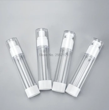 fedex dhl tarafından 100 adet 15 ml 30 ml 50 ml 80 ml 100 ml Boş Şişeler Vakum pompa şişeleri OLARAK Plastik Losyon Alt Şişeleme
