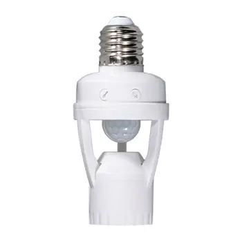 E27 fiş akıllı ampul PIR Hareket adaptörü ile ışık kontrolü sensörlü ışık Soket LED ampul tabanı Lamba tutucu