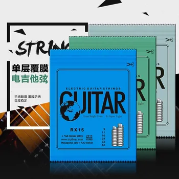 1 Takım Pratik Nikel Kaplama Çelik Gitar Dizeleri Klasik Elektro Gitar için Orijinal Perakende Paketi ile Hızlı Teslimat