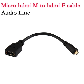 Mikro HDMI uyumlu Erkek D HDMI uyumlu Dişi A adaptör jak Kablosu HDMI HDMI kablosu Standart HDMI Arayüzü