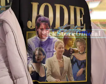 JODİE KORUYUCU Vintage Gömlek Jodie Koruyucu Saygı Tshirt Amerikan Aktris Jodie Koruyucu Jodie Koruyucu Retro 90s Kazak Jodie Koruyucu